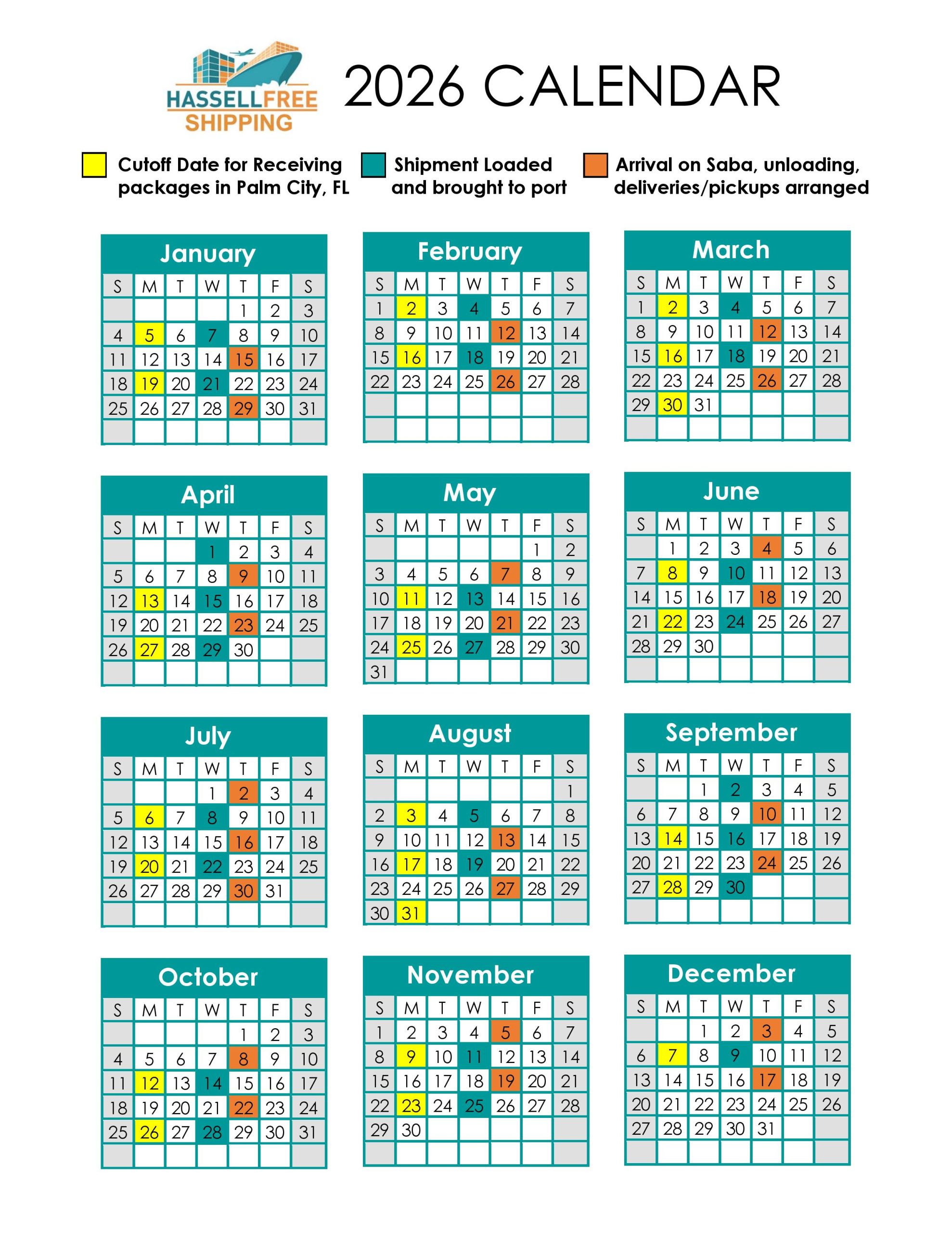 2026 Shipping to Saba Calendar-page-001